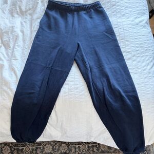 TNA MEGA Fleece Sweatpants in navy